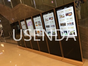 USENDA 47inch floor stand advertising display show in Shenzhen Shopping mallUD-47LD)