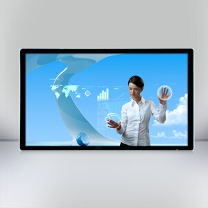Touch one 82-inch wall-mounted LCD touch interactive teaching 